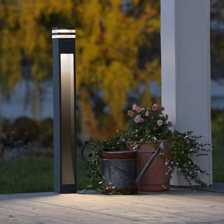 Konstsmide Moderne staande buitenlamp Massa 100 cm antraciet