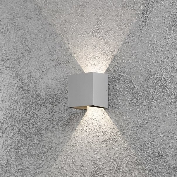 Konstsmide Moderne - Buiten wandlamp - Grijs - 13.5 cm - Cremona