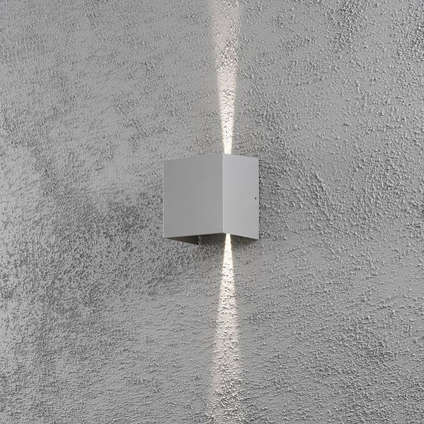 Konstsmide Moderne - Buiten wandlamp - Grijs - 13.5 cm - Cremona