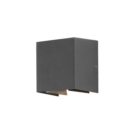 Konstsmide Moderne buiten wandlamp Cremona 13,5 cm antraciet