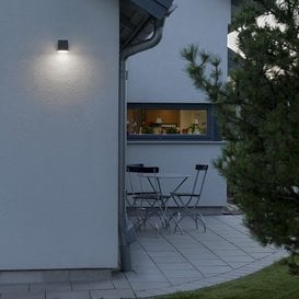 Buiten wandlamp Monza 9.5 cm Antraciet
