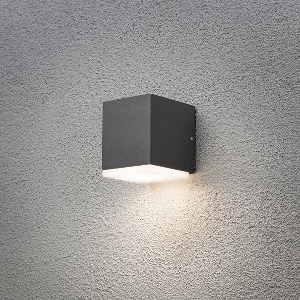 Konstsmide Moderne - Buiten wandlamp - Antraciet - 9.5 cm - Monza