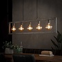 Industriële - Hanglamp - Oud zilver - 5 lichts - Skye