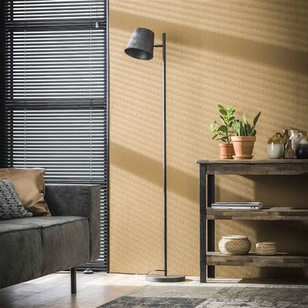 BelaLuz Industriële verstelbare vloerlamp Ronja charcoal