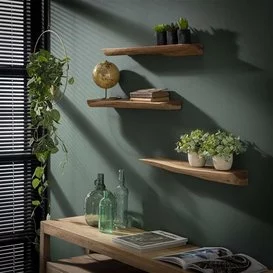 Wandplank Kayne 3-set 60cm acaciahout
