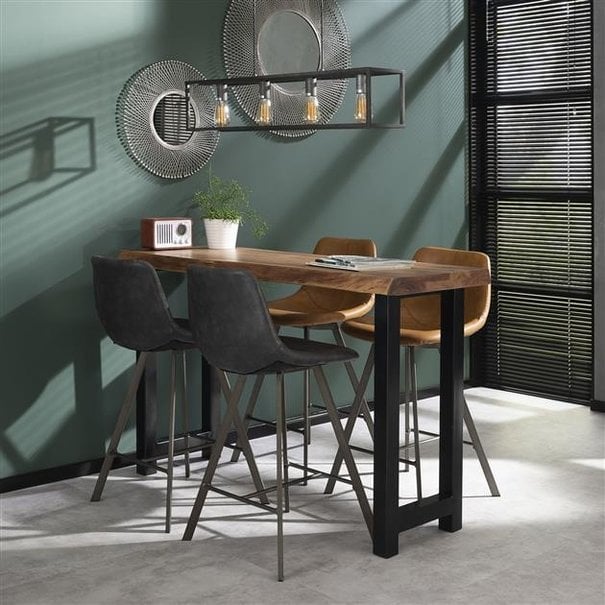 BelaLuz Bartafel - boomstam - 150 cm - massief acaciahout - Billy
