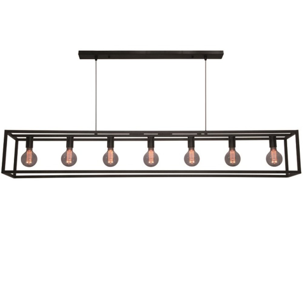 Moderne - Hanglamp - Zwart - 7 Lichts - Esteso