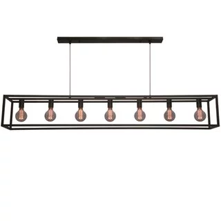 Hanglamp Esteso 7-lichts Zwart
