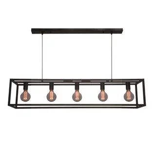 Hanglamp Esteso 5-lichts Zwart