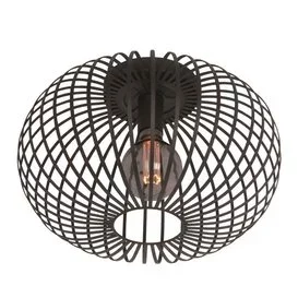 Plafondlamp Aglio Ø40 cm Zwart