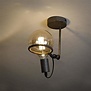 Industriële - Plafondlamp - Oud zilver - 12,5 cm bol - Saturnus