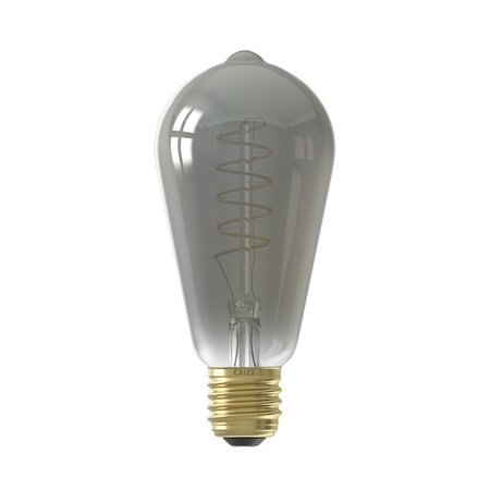 Calex Lichtbron Calex E27 LED 4W edison Filament titanium Dimbaar