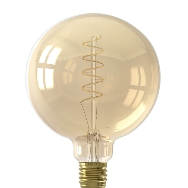 Calex  LED E27 3,8W Ø12,5 cm gold spiraal 2100K