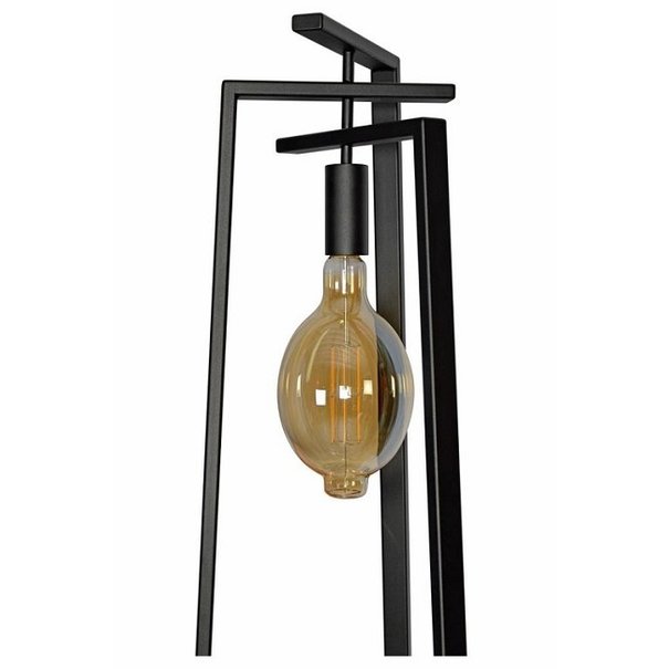 Ztahl Modern industriële - Vloerlamp - Zwart - 1 lichts - Trevi