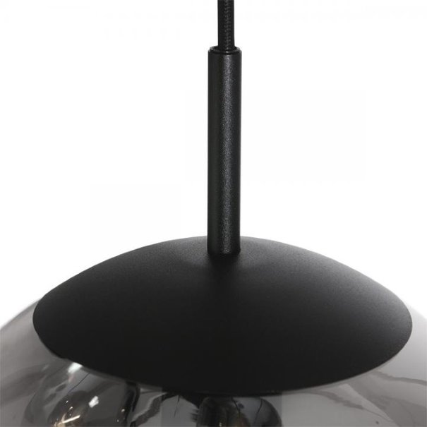 Steinhauer Moderne - Hanglamp - Smoke glas - 5-lichts - Bollique