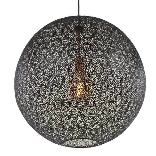 Freelight Oosterse - Hanglamp - Zwart / goud - 60 cm - Oronero