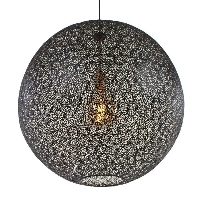 Hanglamp Oronero Ø60 cm Zwart / goud