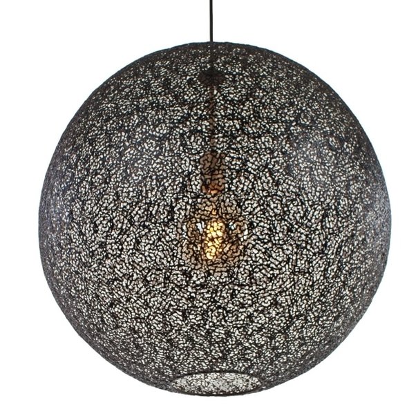 Freelight Oosterse - Hanglamp - Zwart / goud - 40 cm - Oronero