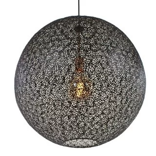 Hanglamp Oronero Ø50 cm Zwart / goud