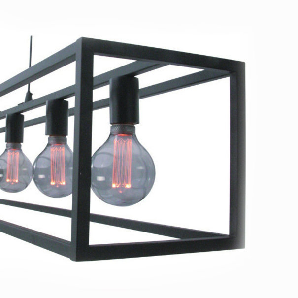 Freelight Moderne - Hanglamp - Zwart - 5 lichts - Esteso