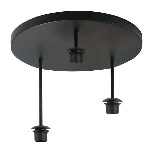 Highlight Moderne - Plafondlamp - Zwart - 3 lichts - Fantasy