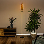 Moderne - Vloerlamp - Zwart - 130 cm - Tube