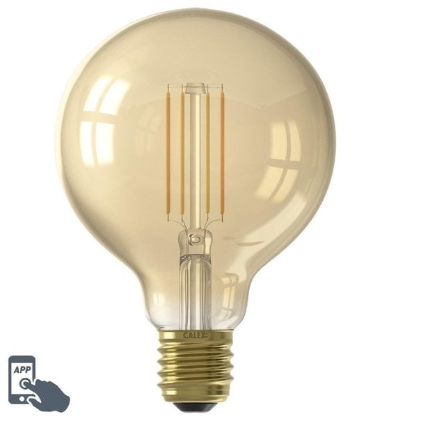 Calex Smart LED 7W 9,5 cm bol amber