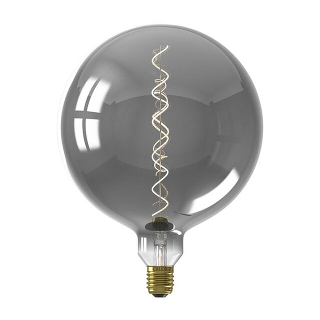 Calex  LED E27 5W Ø20 cm titanium spiraal 1800K