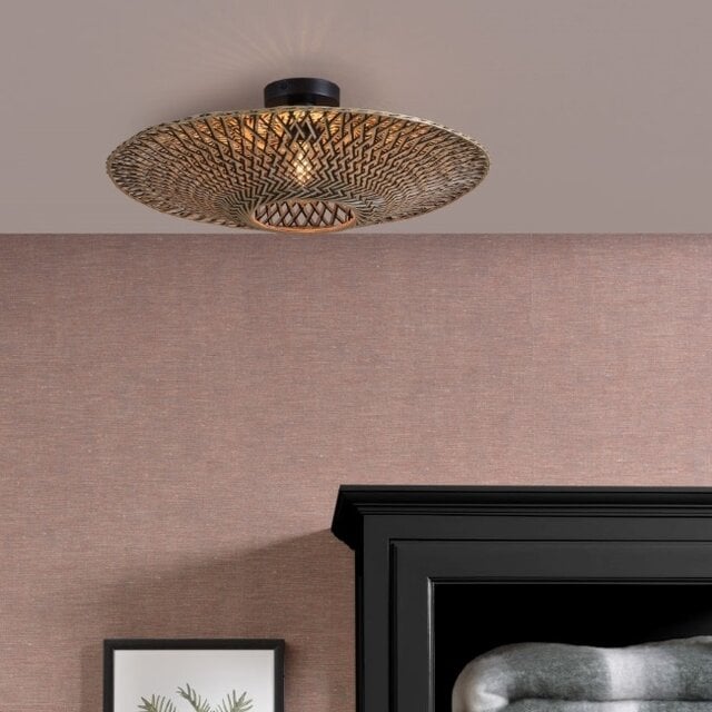 Plafondlamp Bali Bamboe Ø60 cm Naturel