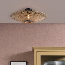 Plafondlamp Kalimantan Ø60 cm Naturel