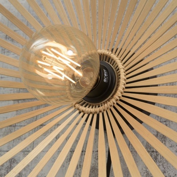 GOOD&MOJO Landelijke - Plafondlamp - Naturel - 50 cm - Bromo