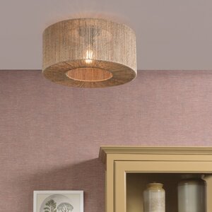 GOOD & MOJO Landelijke plafondlamp Iquazu Ø50 cm naturel bamboe