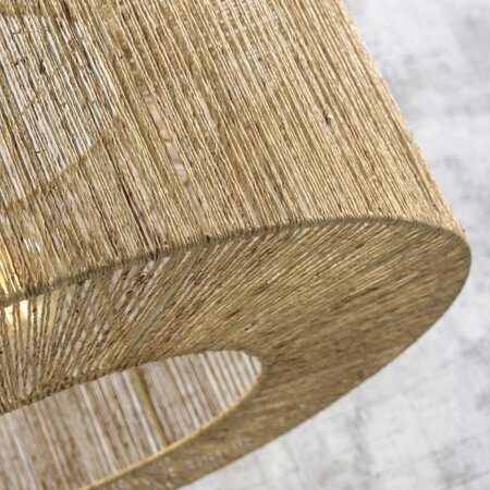 GOOD & MOJO Landelijke plafondlamp Iquazu Ø50 cm naturel bamboe