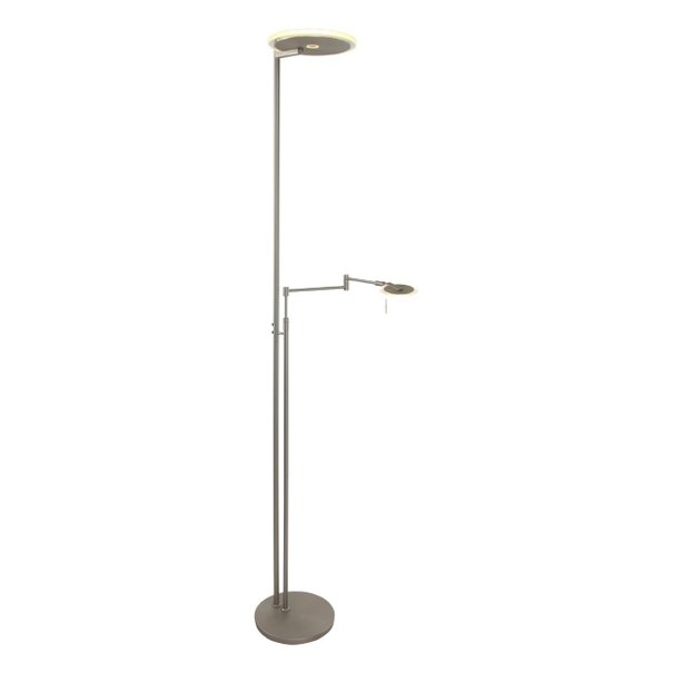 Steinhauer Moderne - Vloerlamp - Staal - Uplighter - Turound