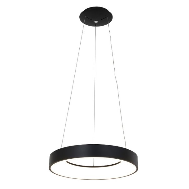 Steinhauer Moderne - hanglamp - Ø48cm - zwart -Ringlede