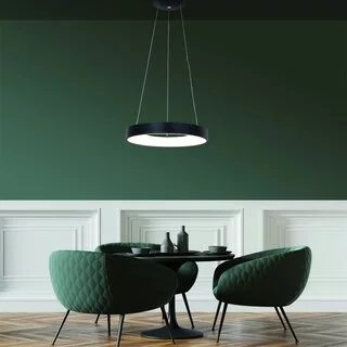 Hanglamp Ringlede Ø 48cm zwart