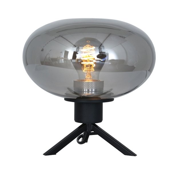 Steinhauer Moderne - Tafellamp - 1-lichts - Zwart/Smoke - Reflexion