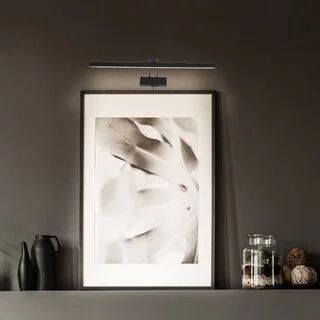 Wandlamp Litho Ø60 cm Zwart