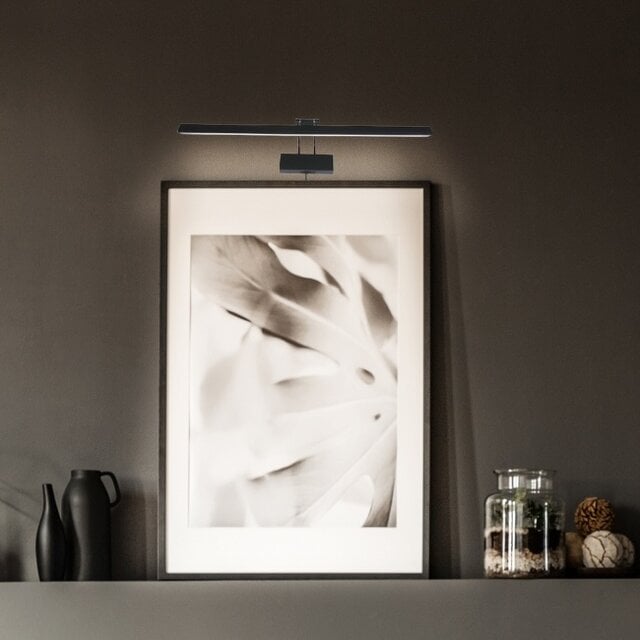 Wandlamp Litho Ø60 cm Zwart