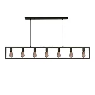 Hanglamp Distesa 7-lichts Zwart