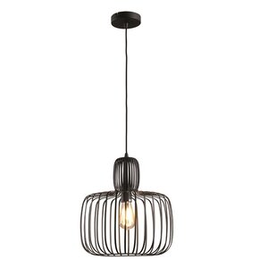 Freelight Moderne hanglamp Costola Ø35 cm zwart
