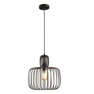 Hanglamp Costola Ø35 cm Zwart