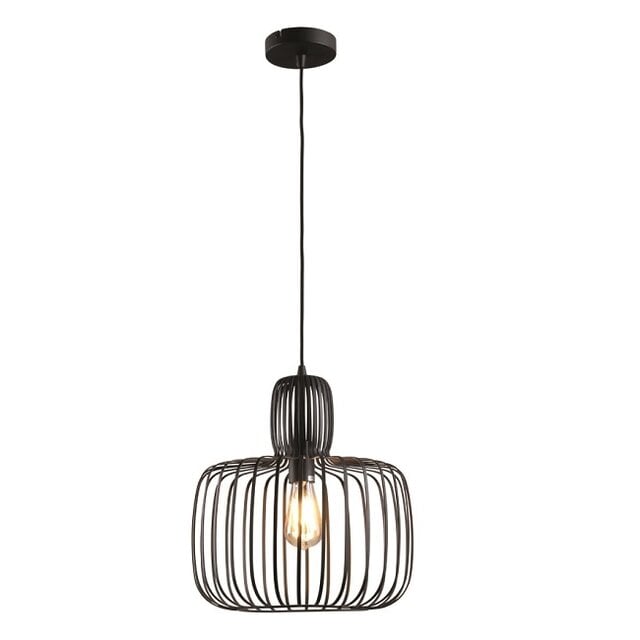 Hanglamp Costola Ø35 cm Zwart