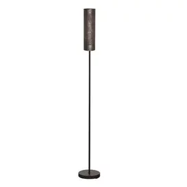 Vloerlamp Forato 1-lichts Zwart / bruin