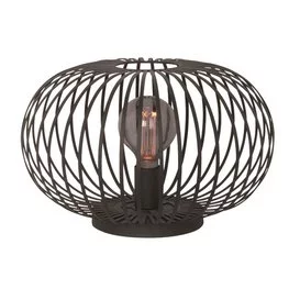 Tafellamp Aglio Ø40 cm Zwart
