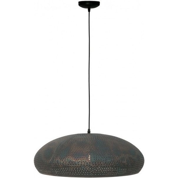 BelaLuz Industriële - Hanglamp - Zwart / bruin - 53 cm - Cambal