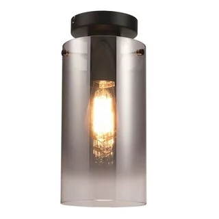 Plafondlamp Ventotto Glas Zwart/Smoke