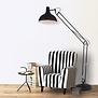 Industriële - Vloerlamp - Zwart - Verstelbaar - Office XXL