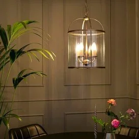 Hanglamp Pimpernel 4-lichts Brons