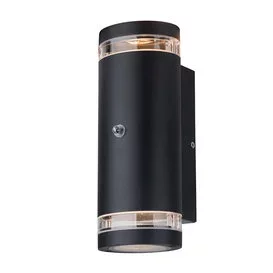 Buiten wandlamp Panay 2x4W zwart GU10 IP44